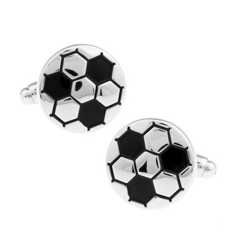 thumbnail image 2 of Silver Square Cufflinks – Personalized Football Fans Gift – Choose Your Club's Ground 2 of 4